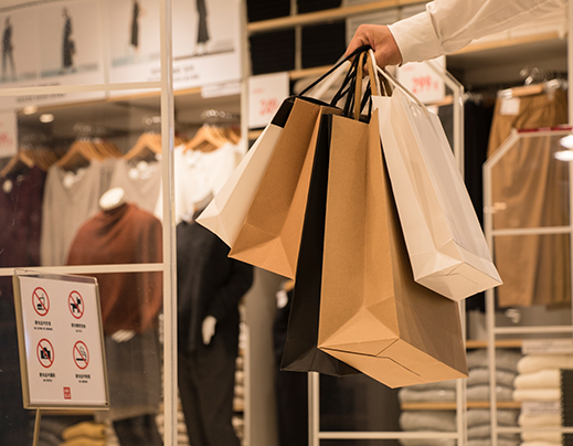 零售购物袋场景